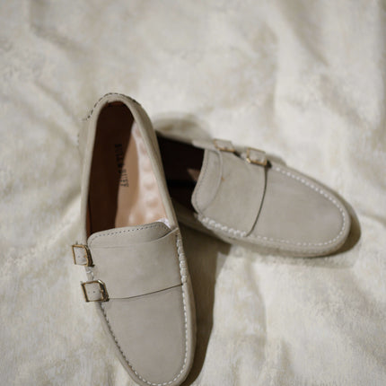 BEIGE SUEDE MOCCASIN