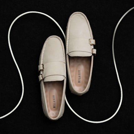 BEIGE SUEDE MOCCASIN