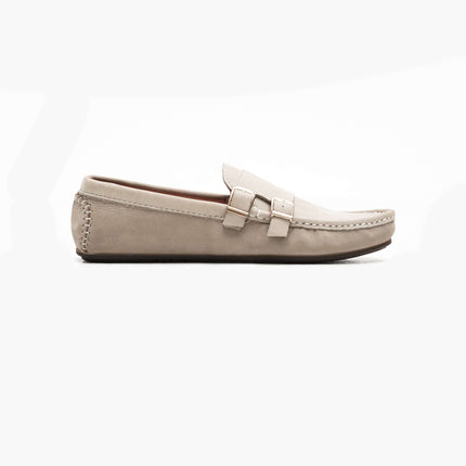 BEIGE SUEDE MOCCASIN