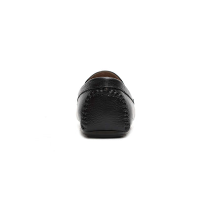 CLASSIC BLACK MOCCASIN PENNY LOAFERS