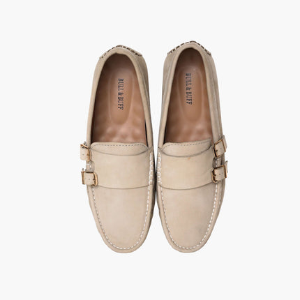 BEIGE SUEDE MOCCASIN