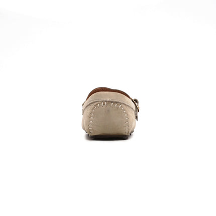 BEIGE SUEDE MOCCASIN